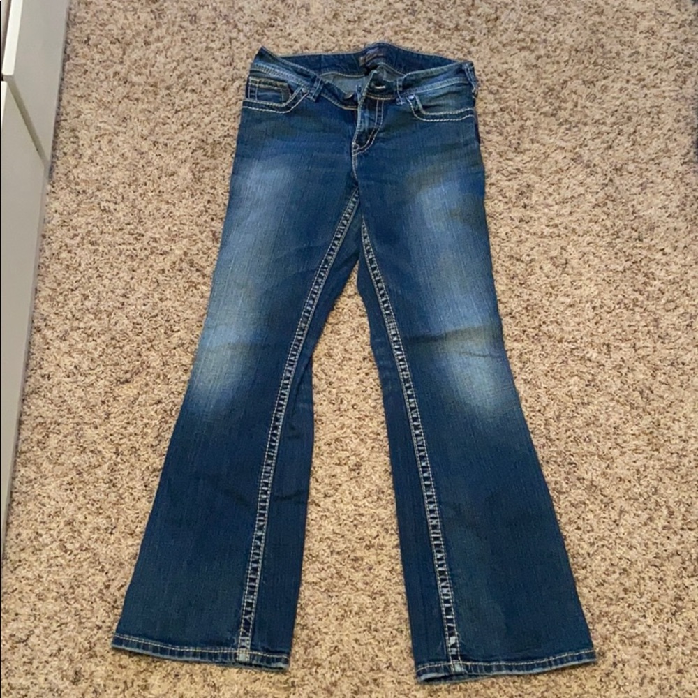 Silver Bootcut Jeans